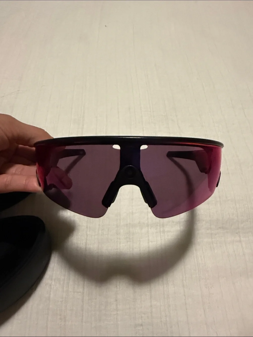 Oakley Black Semi-Hard Sunglasses Case with Silver Logo